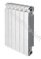 Радиатор алюминиевый секционный Global KLASS 500 500 мм 3 секций боковое белый