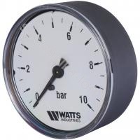 Watts F+R100(MDA) 63/10 Манометр аксиальный нр 1/4"х 10 бар (63мм)
